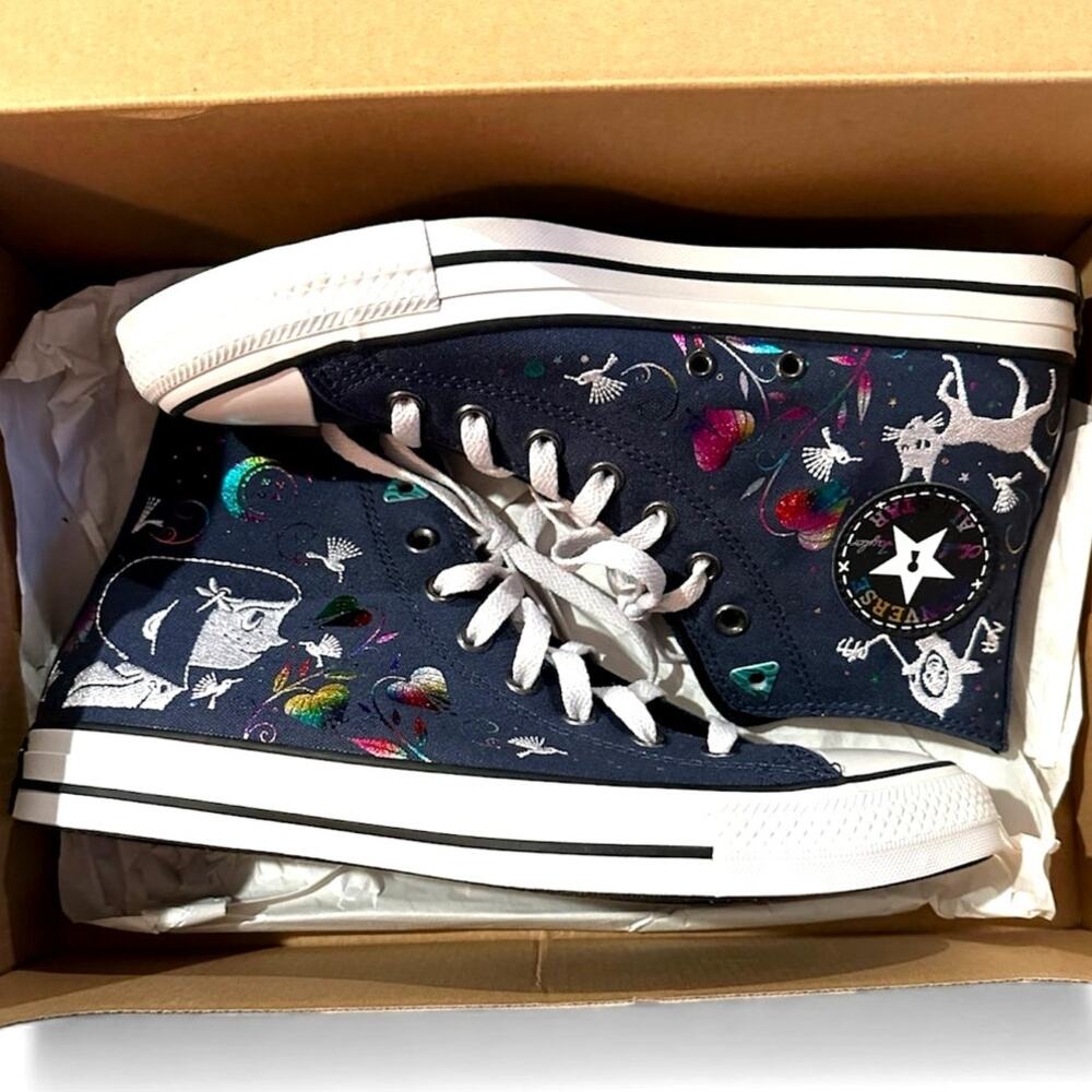 Rare Converse Chuck Taylor Laika Coraline Beldam limited edition 10.5W/Mens 8.5
